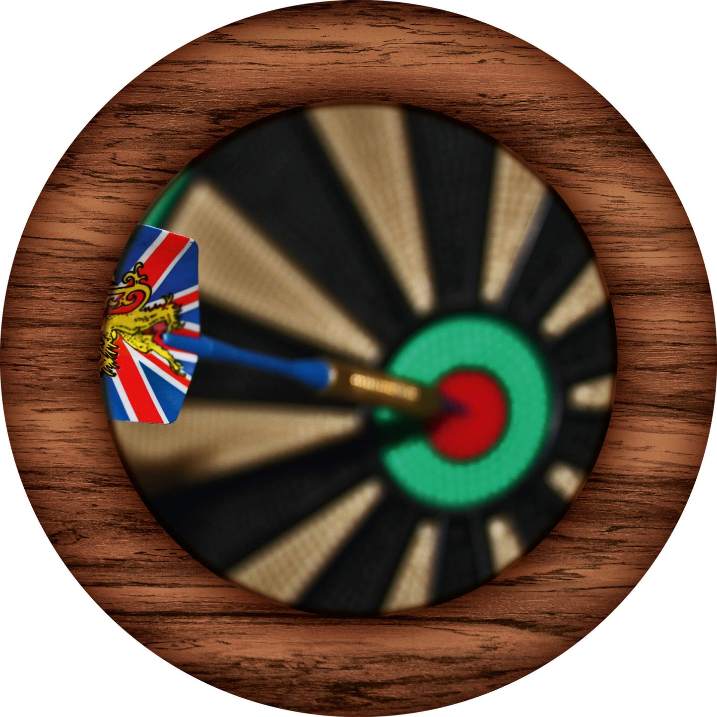 Treffer beim Dart - Schuetzenscheibe.shop